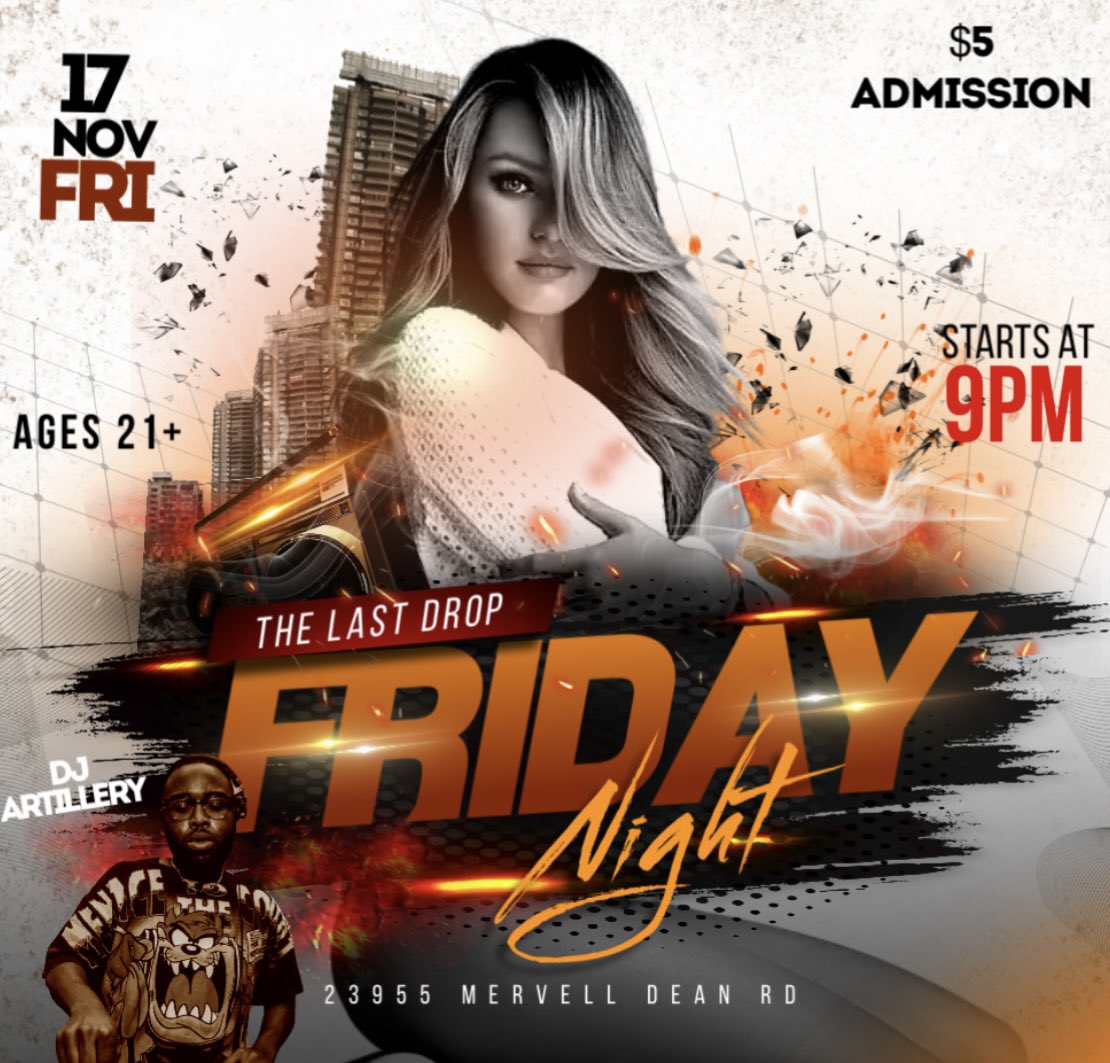 ARTILLERYMX3's tweet photo. I’ll be DJing at The Last Drop - Hollywood, Maryland THIS FRIDAY NIGHT spinning nothing but the hits from the late 90’s to todays top 40 pop, hip-hop, EDM and R&amp;B! Let’s throw a party🔊🎶 https://t.co/yHcby3nv66