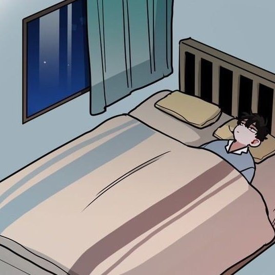 DeafHimbo's tweet photo. Waking up with a small grumble. Why is it so dark in his room....??

....it's night.💧

....sigh. https://t.co/gfDAigvwE4