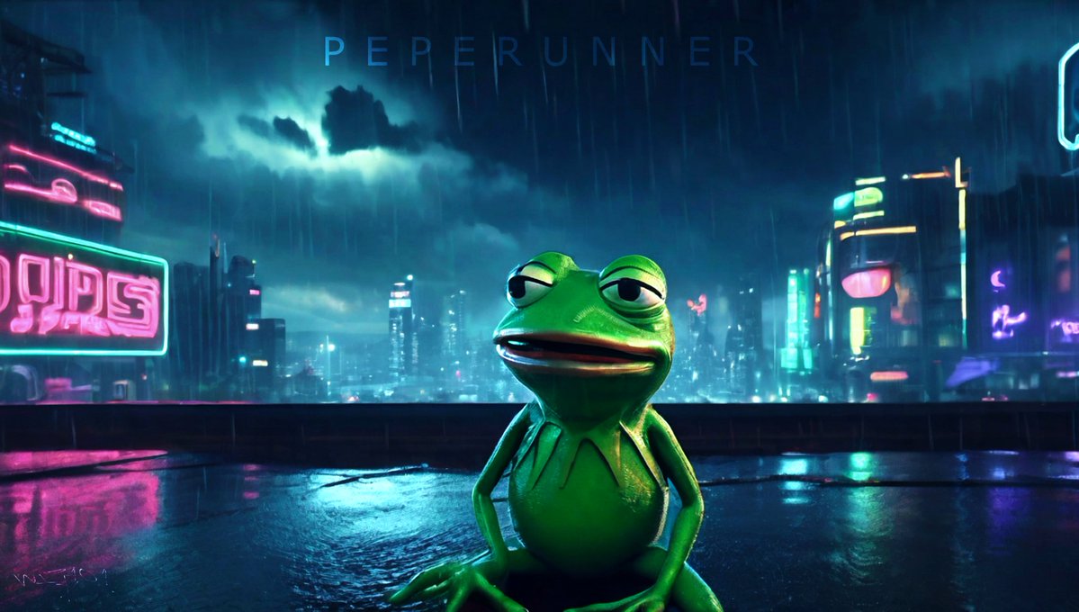 free          a i          #PEPE 🐸          4k   wallpaper 

 'PEPERUNNER 🏮 '  

$PEPE #PEPE #PEPE2 #BTC📷 #ETH #TRX #HBAR #AI #aiart #dalle #chatgpt #sd #bluewillow #3d #vfx #cgi #gpu #tensor #juggernautxl50 #SDXL #midjourney #limewire #bluewillow #stabled