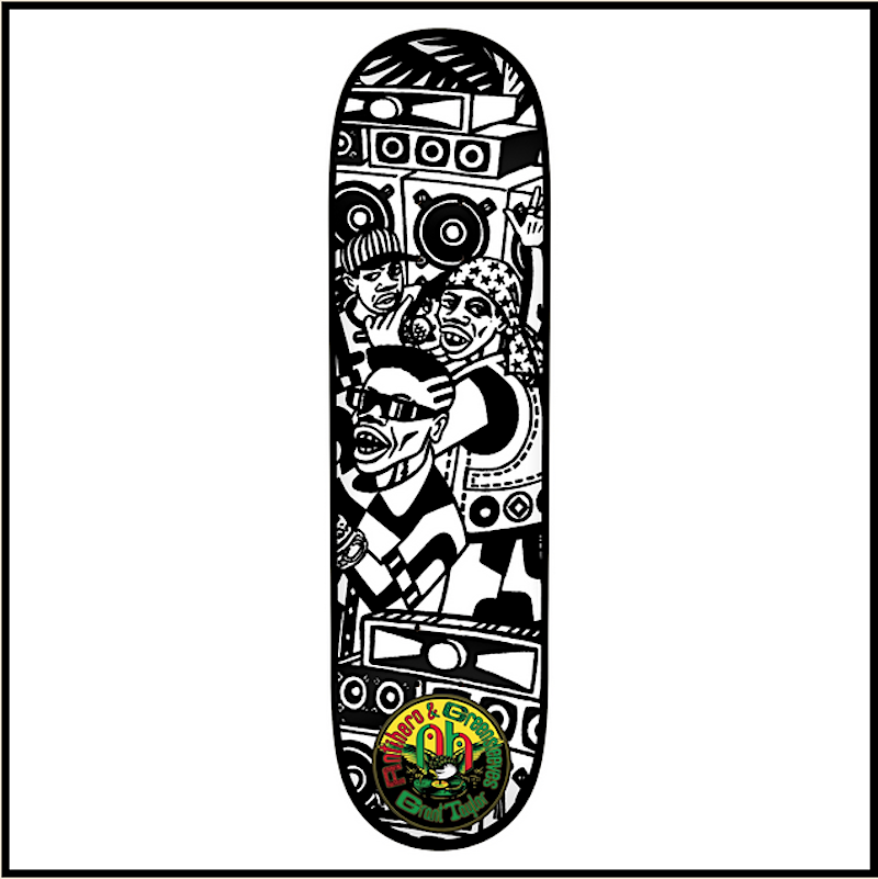 24x7records's tweet photo. ANTIHERO x JOHN CARDIEL x GREENSLEEVES x TONY McDERMOTT!!🔥🔥🔥🔥🔥

@Greensleevesrec @TonyMcDDesign 
#CultureClash #Sk8 #Reggae #Art 
#ANTIHERO #GREENSLEEVES
#JohnCardiel #TonyMcDermott https://t.co/WTCv9P3pOe