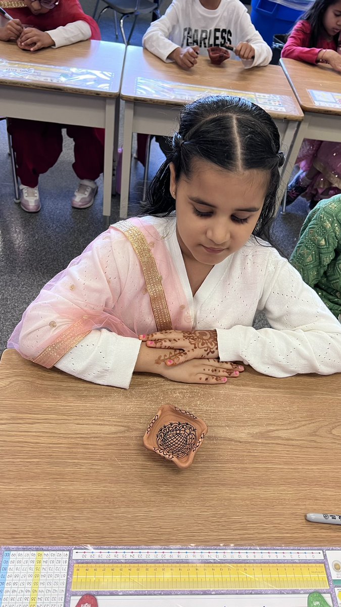 Celebrating Diwali with my amazing grade 2 humans! #HarrySayers Stars