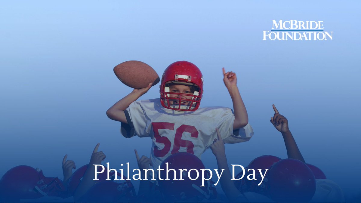 McBridefound1's tweet photo. Help to build a stronger and healthier community by giving back to youth sports.

Every dollar donated to our Foundation is used to educate and protect athletes across Oklahoma. Learn about our programs, and make your contribution today at https://t.co/IGFfUH742i
#PhilanthropyDay https://t.co/zuB6M2E6iq