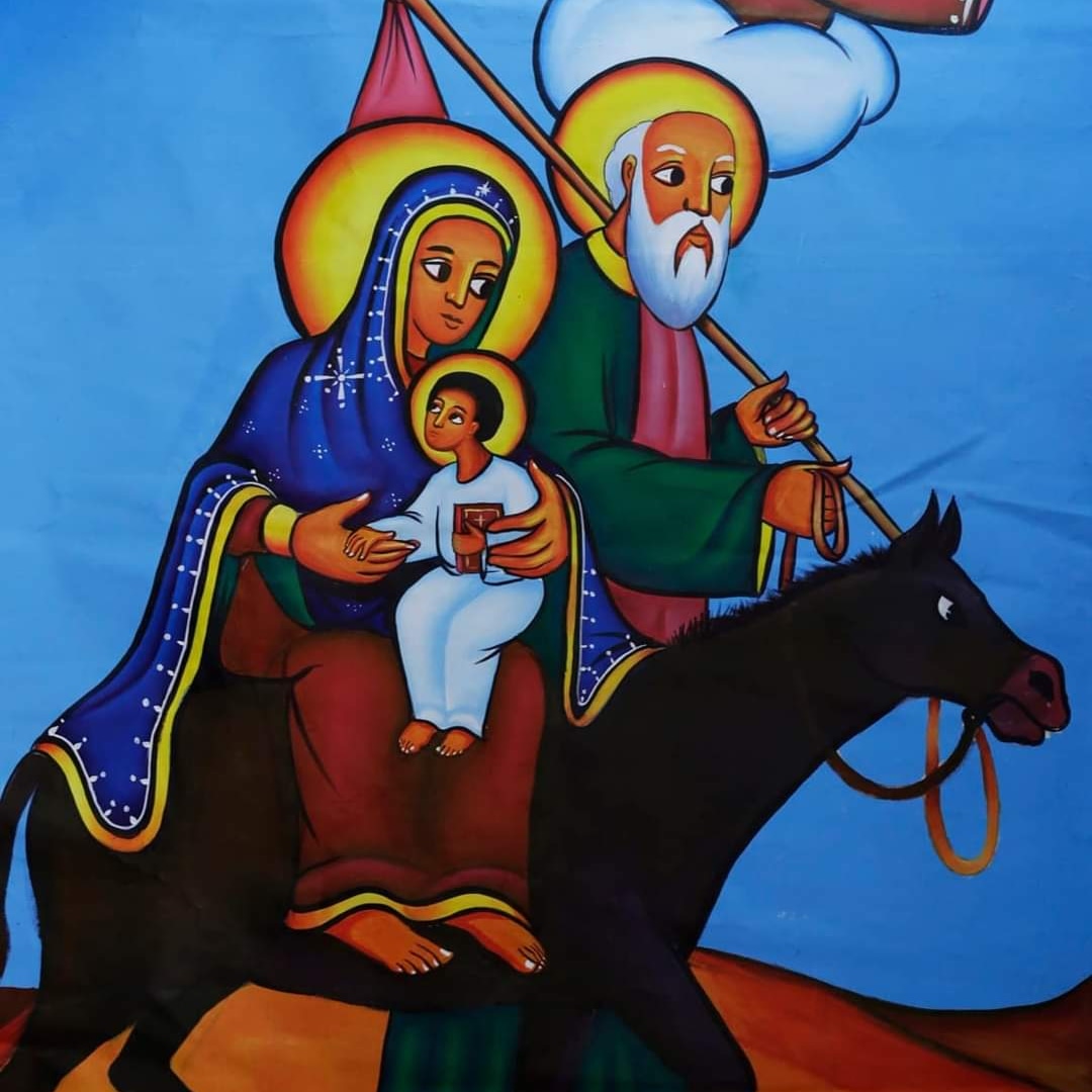 +++“መንክር ወመድምም ዘተገብረ በደብረ ቊስቋም
መንክር ወመድምም ዘይሴባሕ በአርያም
አምላክ ፍጹም ኀደረ ውስቴቱ መድኀኔ ዓለም
ዘሀሎ እምቅድም
ኀደረ ውስቴቱ ለዝንቱ ደብር ዘአብ ቃል
ምስለ እሙ ድንግል ደመና ቀሊል"+++