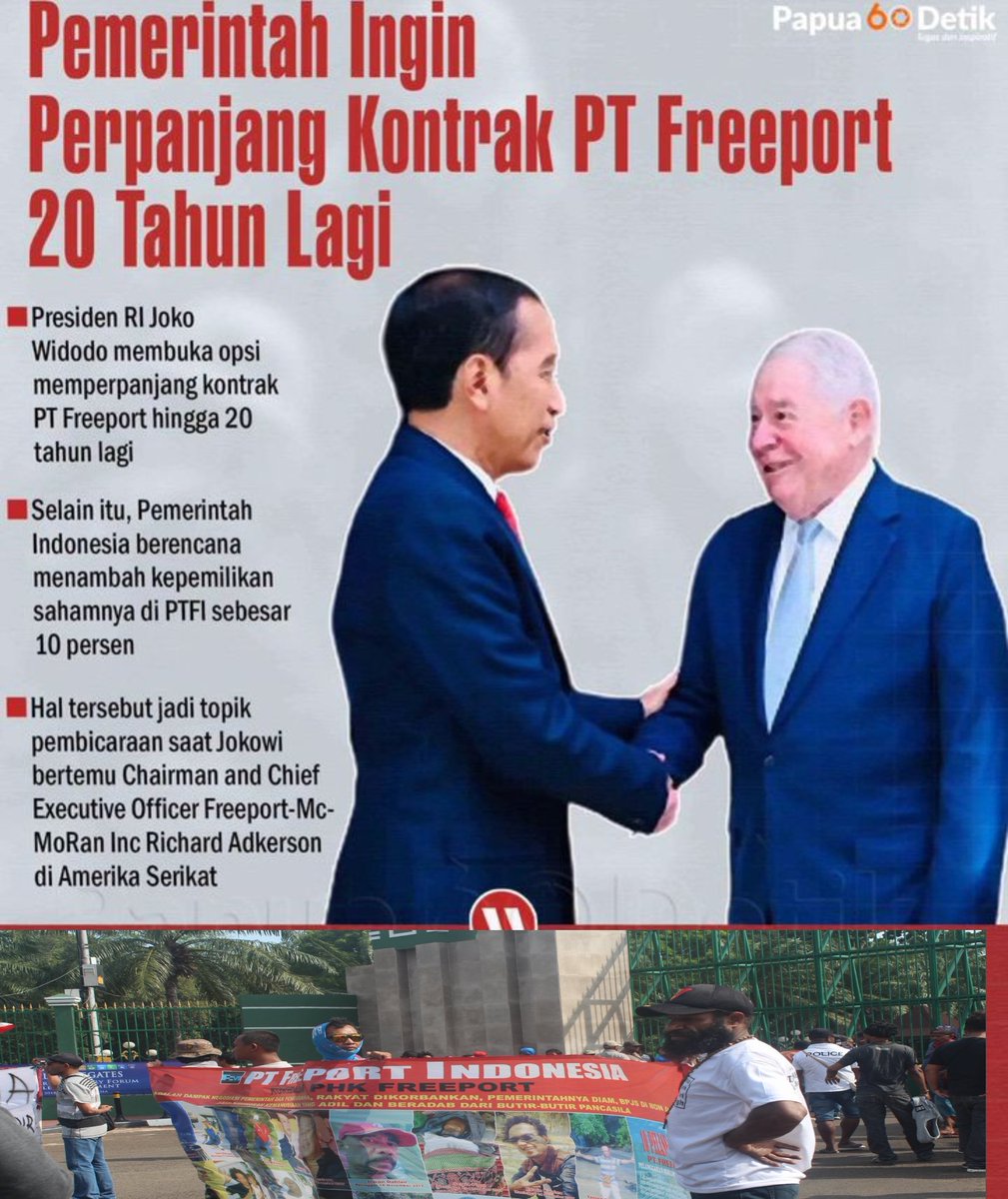 adriantahar's tweet photo. Pak presiden @jokowi semoga masih ada keadilan buat mereka korban PHK Freeport @erickthohir https://t.co/DJmHgc3UCj