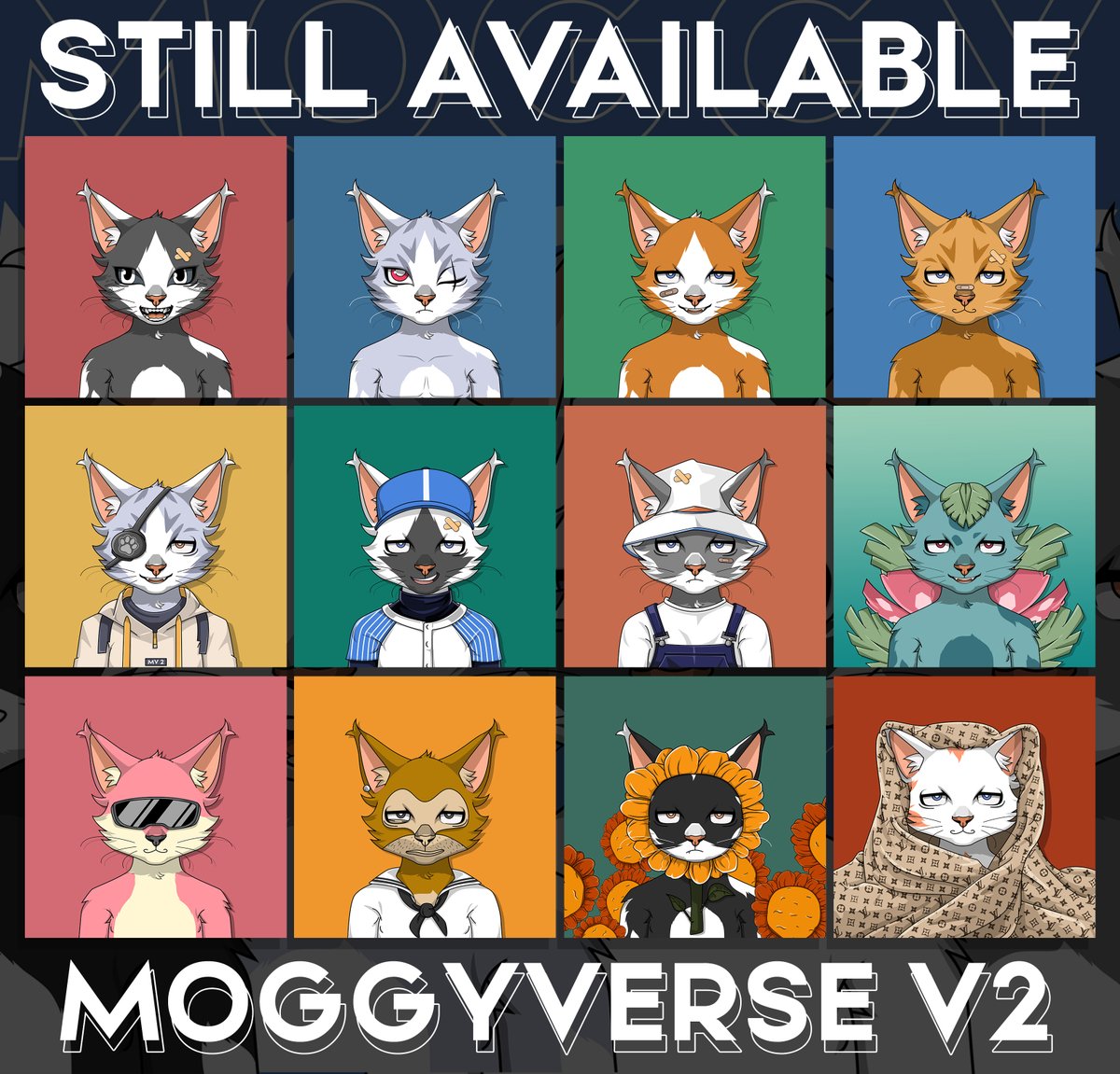GM everyone 💞

Happy Thursday ✨
Moggyverse V2 still available ready to adopted 😽
Link :
opensea.io/collection/mog…

Let's check it out 🔥🔥