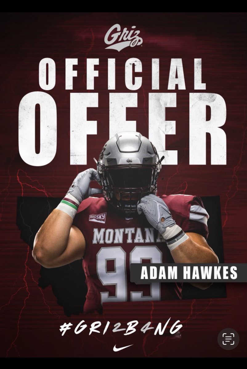 Adam Hawkes (@adamxhawkes) on Twitter photo Excited to announce I have received a scholarship from <a href="/MontanaGrizFB/">Montana Griz Football</a> thank you <a href="/KeatonJ_3/">Keaton Johnson</a> 🔥🔥 Excited to announce I have received a scholarship from <a href="/MontanaGrizFB/">Montana Griz Football</a> thank you <a href="/KeatonJ_3/">Keaton Johnson</a> 🔥🔥