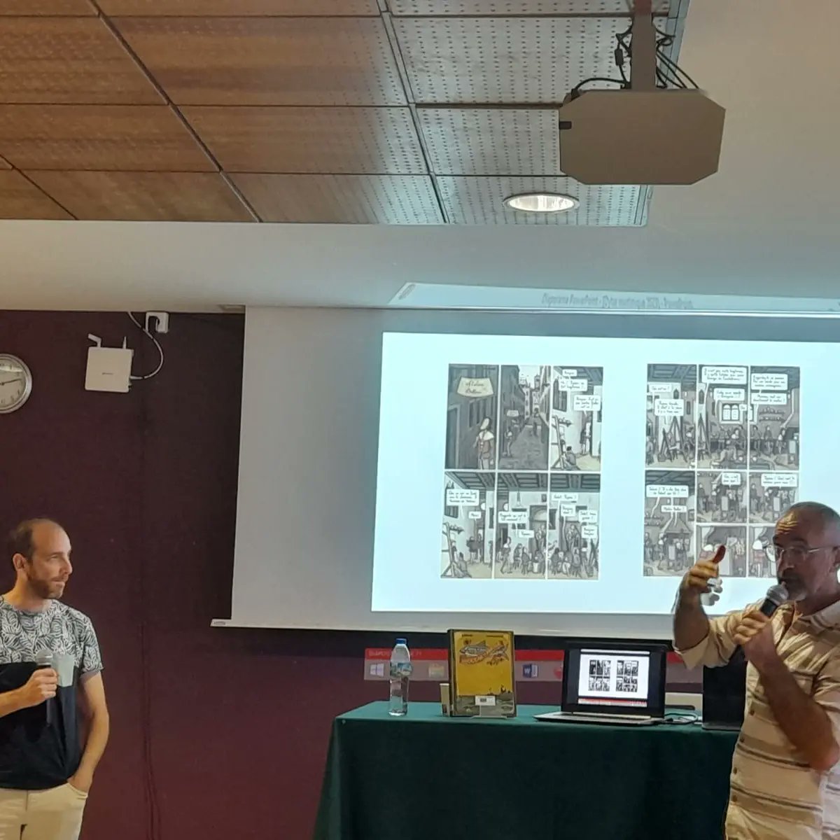 Le festival #lacaravellefaitsesbulles au #LGTJG #JosephGAILLARD

En collaboration avec <a href="/kazabulmartiniq/">KAZABUL</a> et son directeur M. MALAUD, le scénariste Wilfrid LUPANO et l’auteur Jean DYTAR sont venus à la rencontre de nos élèves et étudiants ce mercredi 15 novembre 2023.