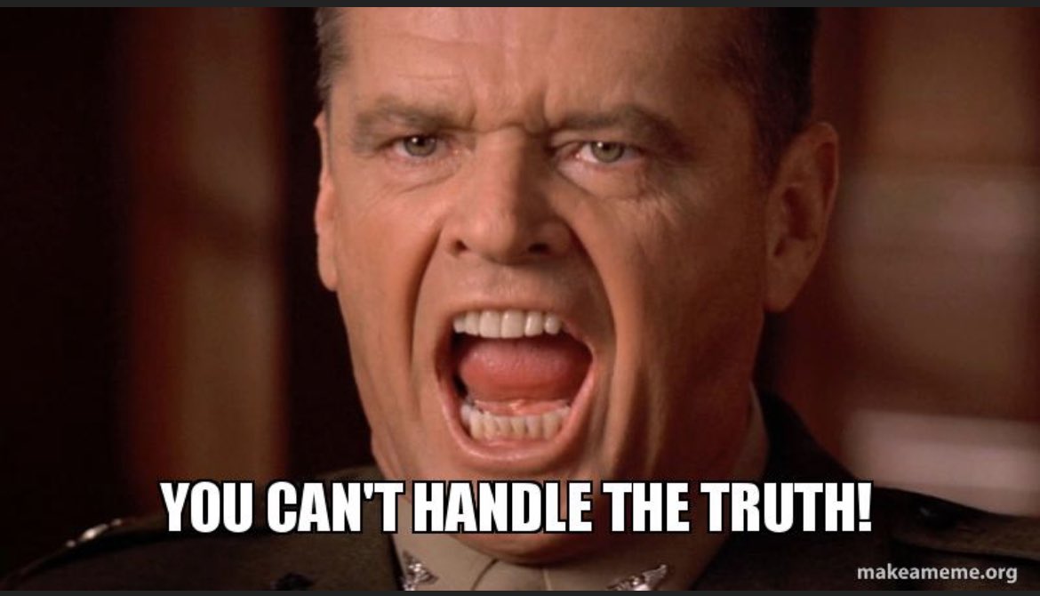 The SEC is losing in court; being criticized by Judges for shady behavior; being rebuked by the Gov’t’s internal auditor; hiding info about meetings with a felon; becoming irrelevant on the international stage. Gensler - admitting no fault - has become the insulate Col. Jessep.