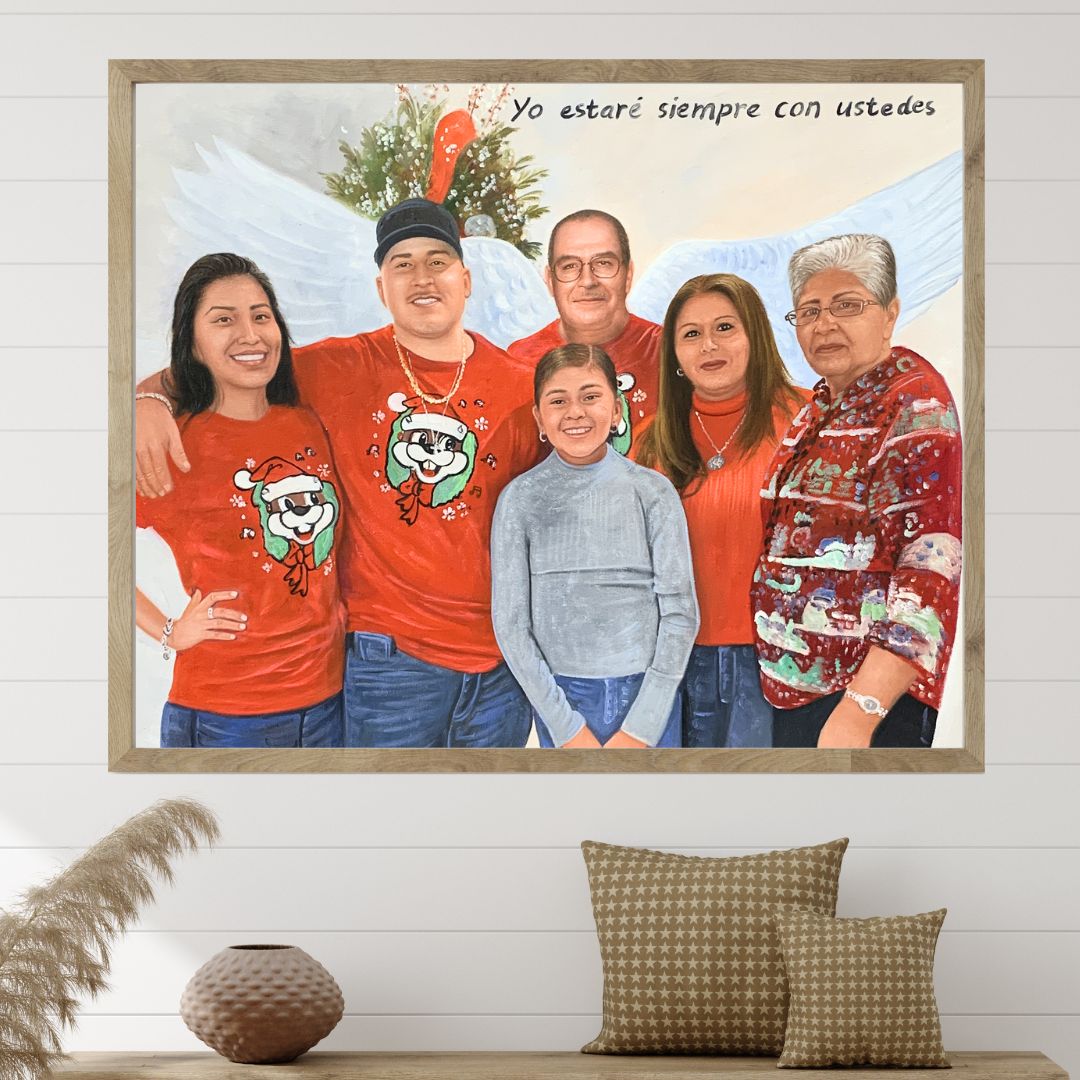 Keep the Christmas Spirit all year with a hand-painted portrait of your most magical holiday memories! 🎄✨
#paintyourlife  #christmas  #giftideas