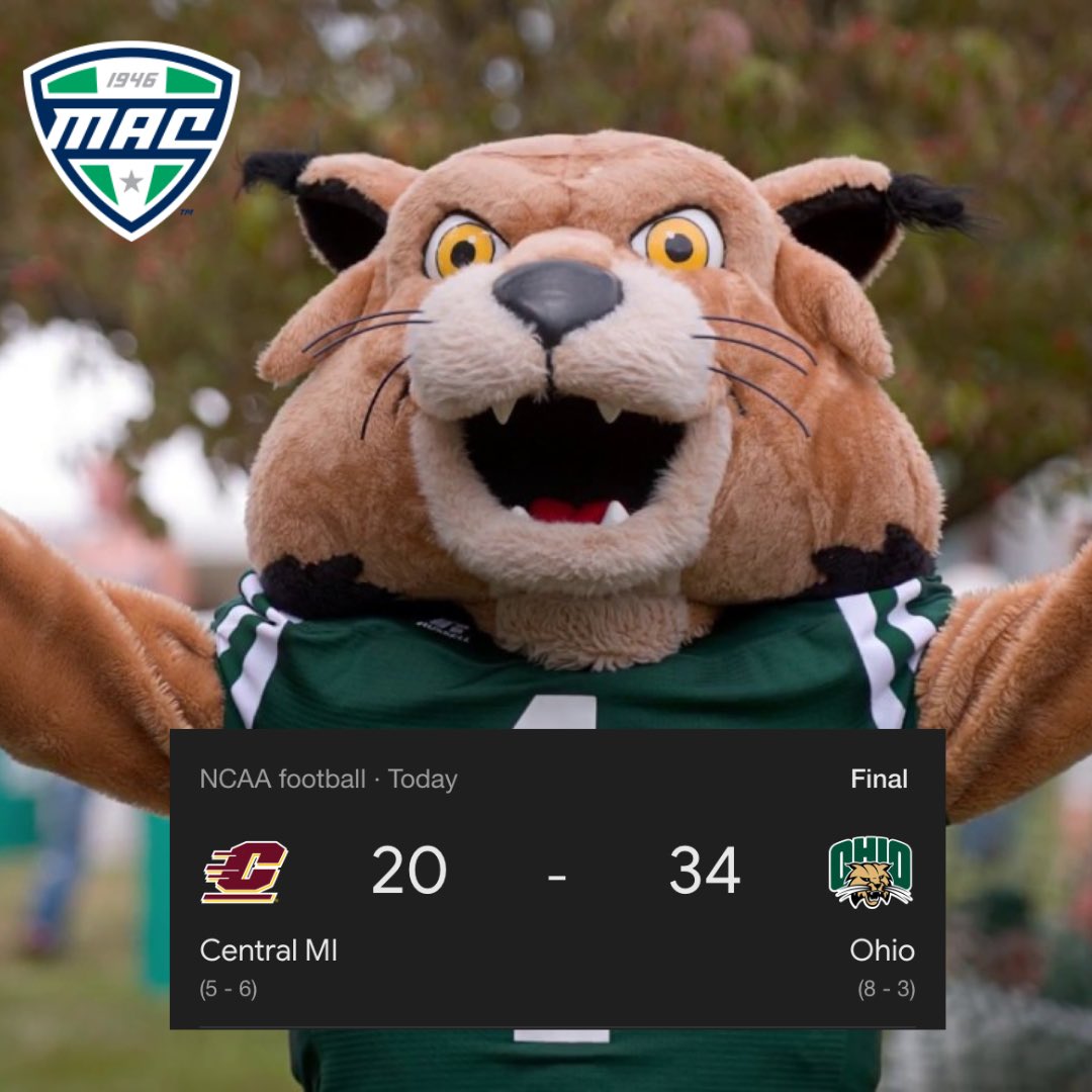 MACtion did not disappoint.  Tim Albin has the Bobcats on the right track and Athens is the best College Town in America period.