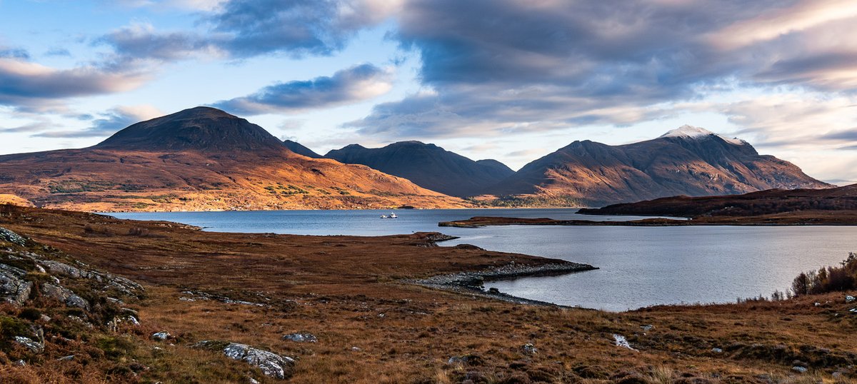 Upper Loch Torridon yesterday.