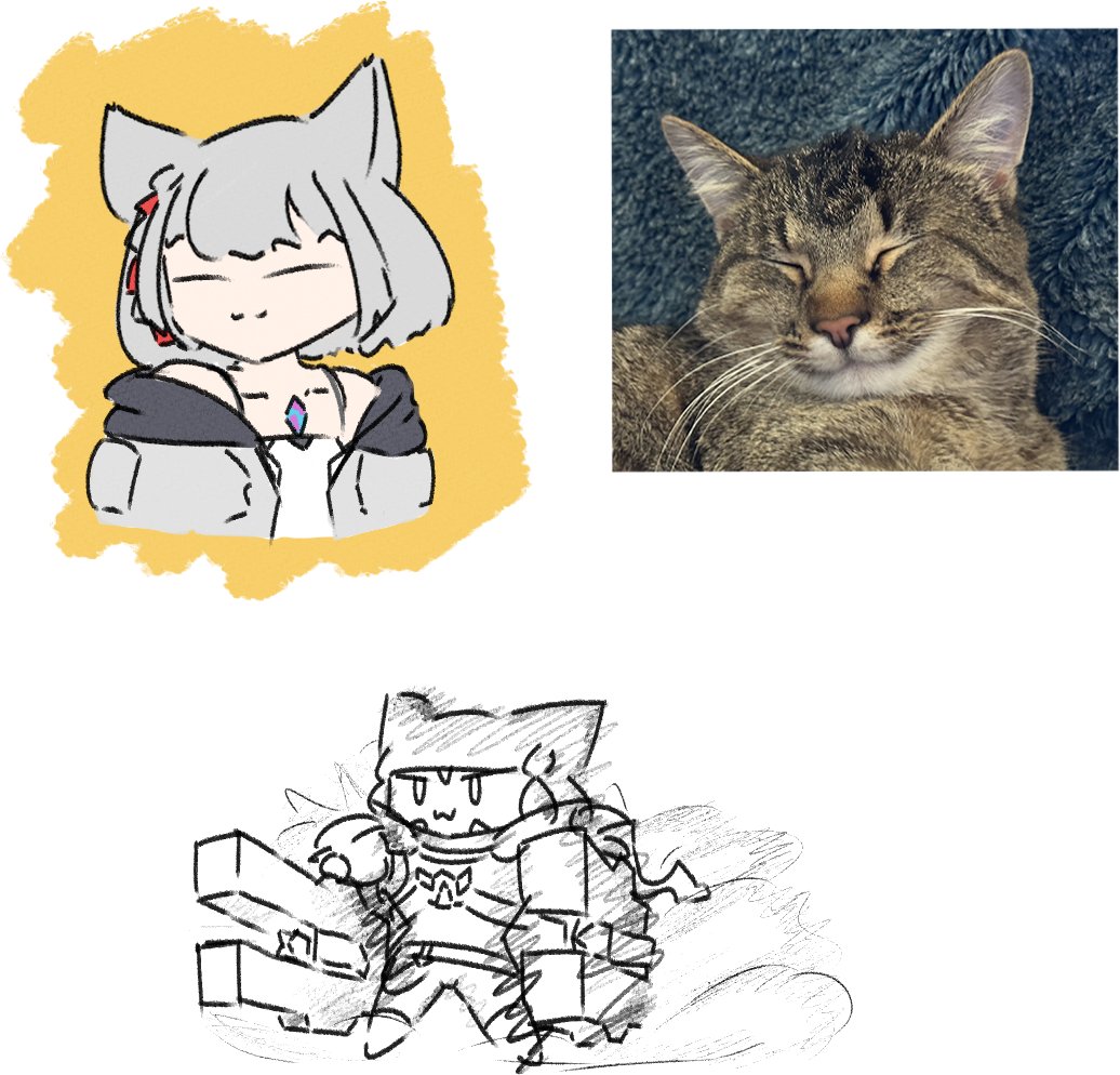 Badlaz0rcat's tweet image. This Evening's Doodles 

Some silly cat doodles to round out the middle of the week! 

Thank you all for the support on the doodles the past few weeks friends I really do appreciate it!