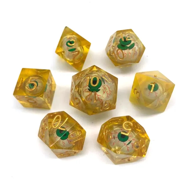 Eye resin dice set#rpg#dnd#coc