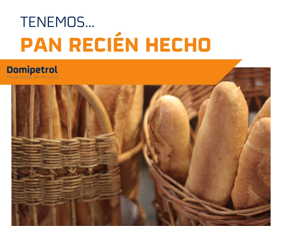 ¡Haz una parada deliciosa en tu ruta diaria! En nuestra gasolinera, no solo llenamos tu tanque ⛽️ , también llenamos tu mesa con pan 🍞 fresco y delicioso. 

¡Llena tu depósito y no olvides comprar 🛒el pan! 

#Gasolinera  #Domipetrol #Pan #ParadaEsencial