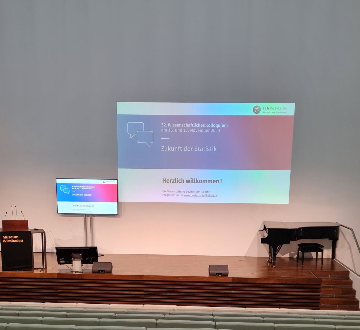Gleich geht es los. 32. Wissenschaftliche Kolloquium #destatis destatis.de/kolloq23