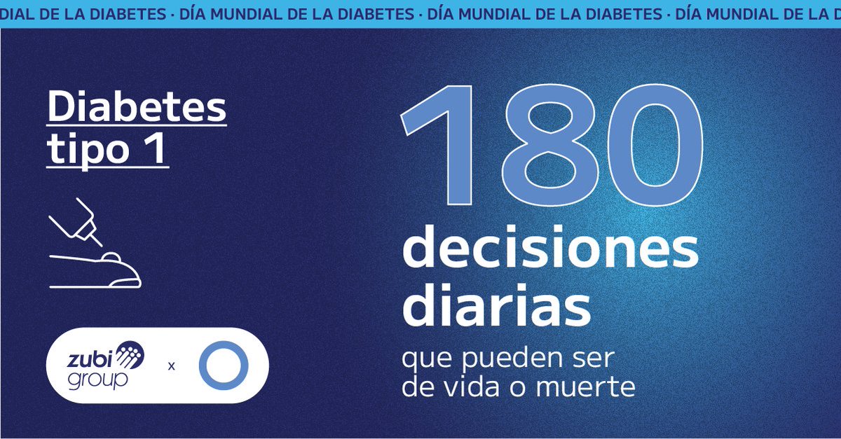 💙 #DiaMundialDeLaDiabetes

Cada día. 180 decisiones. Y pueden ser decisivas.

Nuestro compromiso se centra en terapias, dispositivos, salud digital y nutrición, áreas con un enorme potencial para revolucionar la gestión de la #diabetes tipo 1.

🔗 zubi.group/blog/innovando…