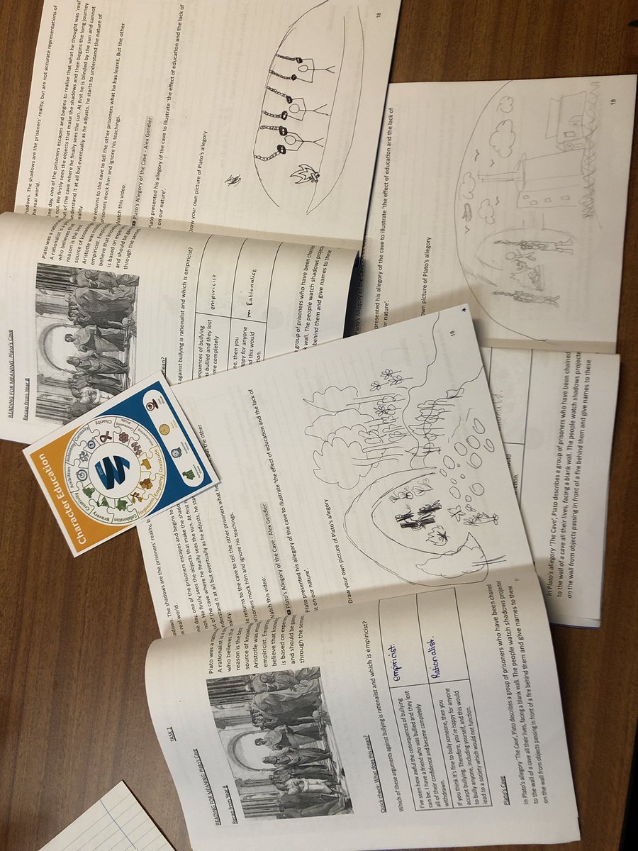 TeachTibbs's tweet photo. At Springwest we study philosophy. I’ve been so impressed with my Year 9 Character class and their ability to understand and debate philosophical concepts @SpringwestA @ACOJeffries #Character https://t.co/mRszePJ1Sw