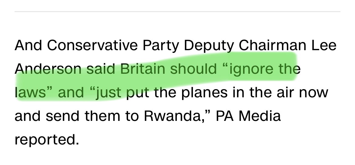 mbhw's tweet photo. A deputy party chair telling people to “ignore the law”… yay, way to go, Britain. https://t.co/AWJyX5UZOh