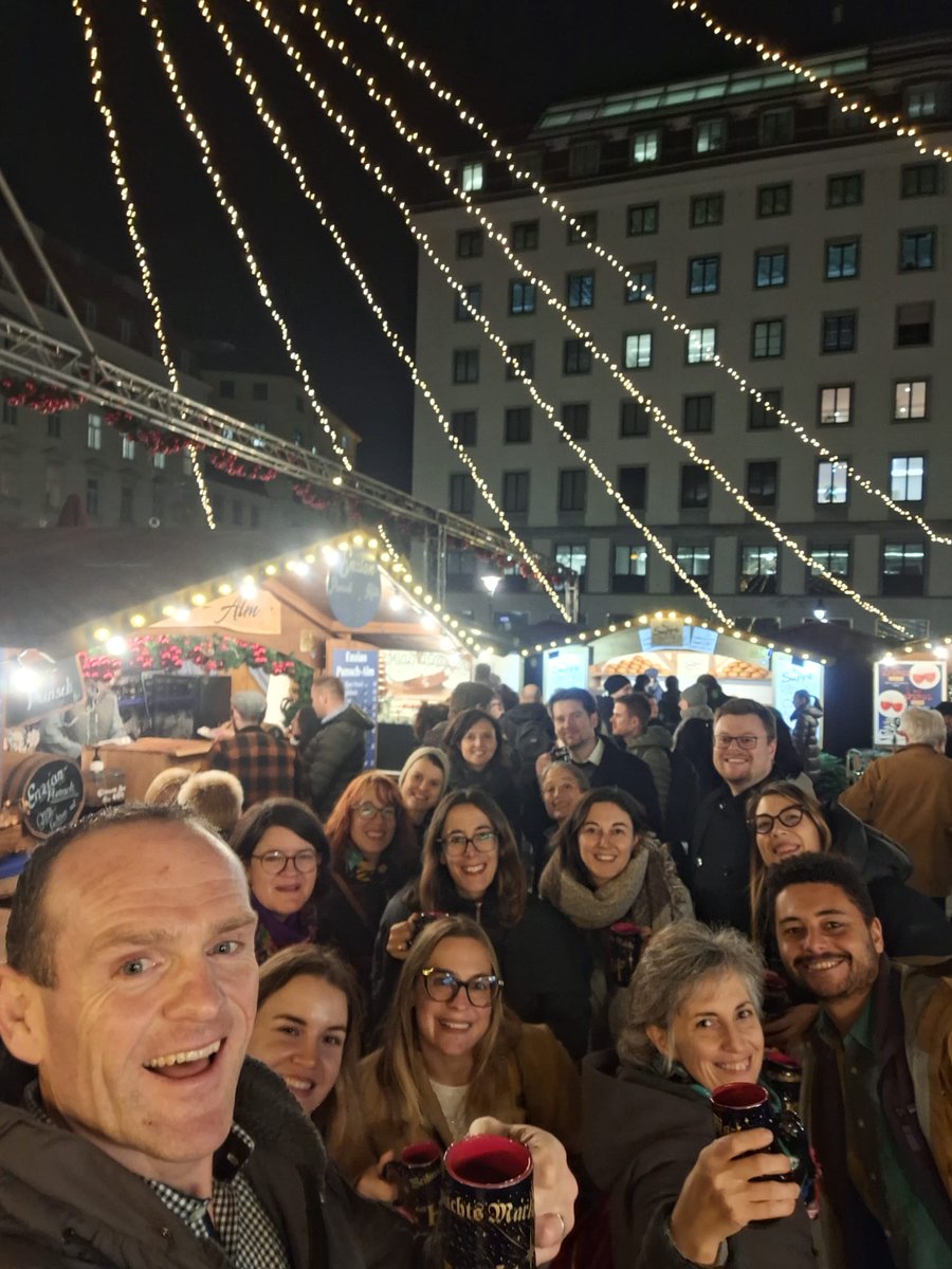 KyHoare94's tweet photo. Super couple of days in the delightful city of Vienna with @AccelerateGDT 
Fascinating to hear great examples of clusters pushing forward the green and digital transitions in Austria, Hungary, Czech Republic, Catalonia and Turin!
@AtlanticFutures @hea_irl https://t.co/GIlLZHuJ1M