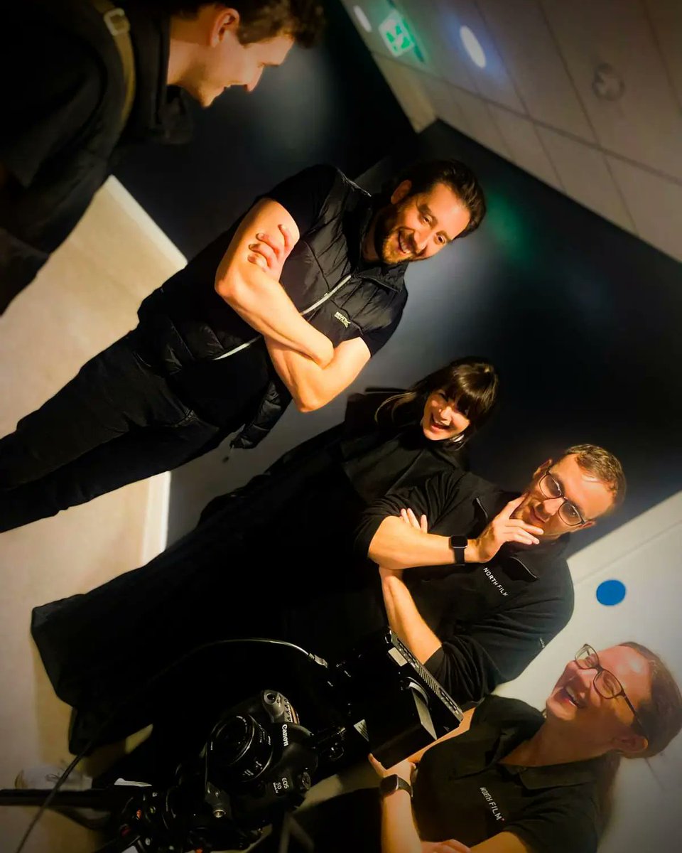 We love this behind the scenes photo from monday's shoot with the amazing <a href="/DBYevents/">Theatre&Events</a> 🎥!

📸 <a href="/PeaLeeee/">Paula McCabe</a> 

#dbyinteractive #theatre #filmproduction #northfilmstudios