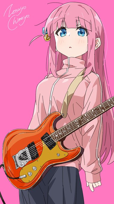 「エレキギター ピンク髪」のTwitter画像/イラスト(新着)｜3ページ目