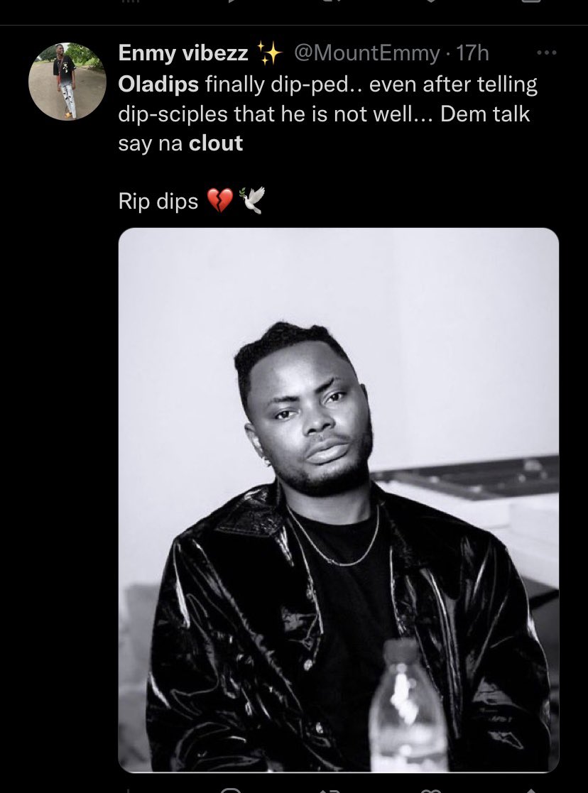 Missgeey_'s tweet photo. Nigerians are not good people walahi 🤌 I have given up on y’all long time ago 😒 una they hate a lot,they bully,they criticize people unnecessarily 🤮 and Una holier than thou and una hypocrisy stinks😷so bad🤌y’all laughed n called him a cloutchaser🥲Today #ripoladips #Phyna𓃰 https://t.co/9sgugonh1J