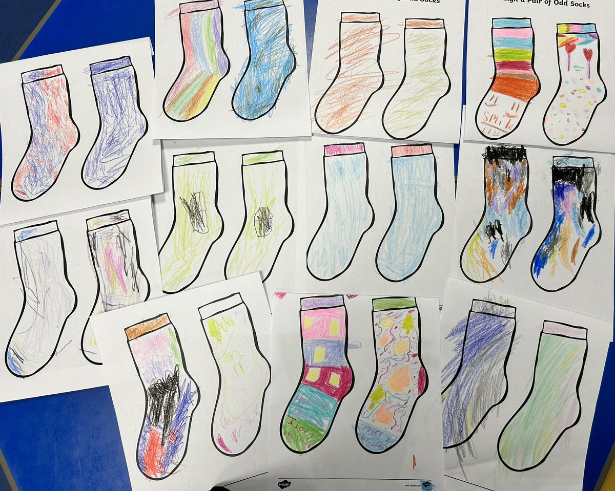 Some amazing odd socks designs from the children <a href="/RyecroftAcad/">Ryecroft Academy</a> 

#AntiBullyingWeek #AntiBullyingWeek2023 #oddsocksday #rpamhm #thriveatryecroft