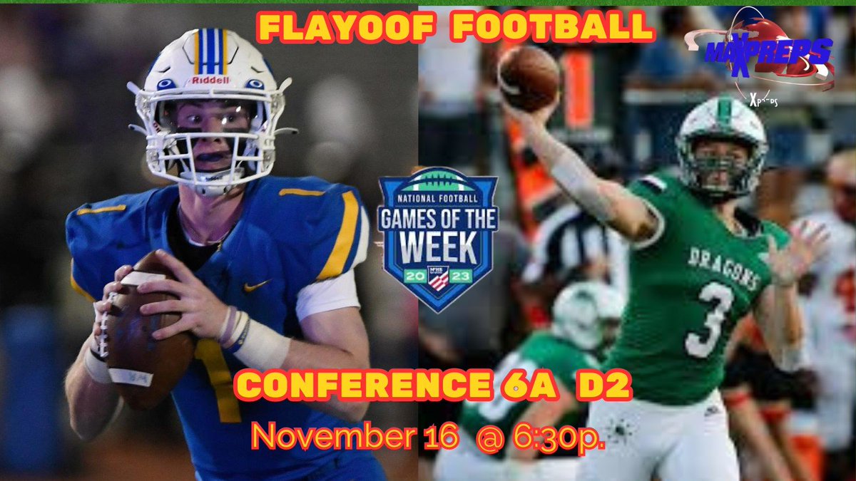 2023 Football Conference 6A D2
📢 PLAYOFF 
🏈 Frenship vs Southlake Carroll
🎥 live stream is.gd/N4UEIA
📅 November 16 .2023
⏰ @ 6:30p.
❤️ Like,follow and share !!
<a href="/SemperImpetus/">Frenship Football</a> <a href="/FrenshipSports/">Frenship Athletics</a> <a href="/CoachHavensTX/">Coach Wes Havens</a>  <a href="/CarrollDragonFB/">Southlake Carroll Football</a> <a href="/SLCAthletics/">Carroll Dragons</a>    <a href="/coachrdodge/">Riley Dodge</a>