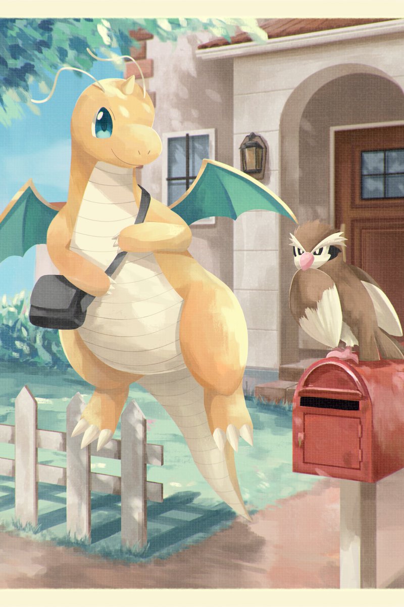 Sea_glassblue's tweet photo. 『カイリューの郵便屋さん』

カイリュー/Dragonair

 #Pokemon  #ポケモンイラスト https://t.co/OAkuKN96y7
