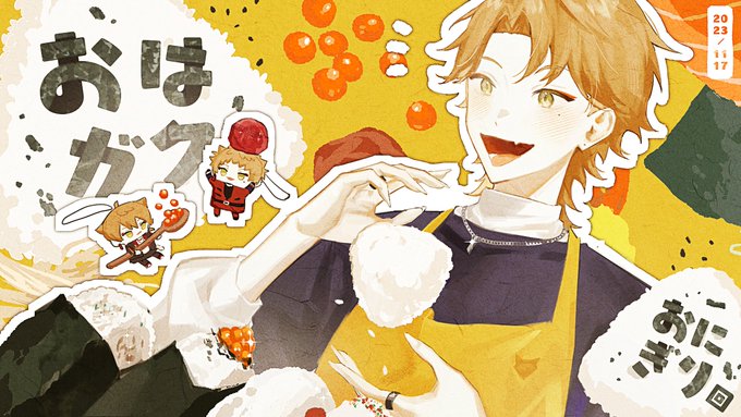 「brown hair yellow apron」 illustration images(Latest)
