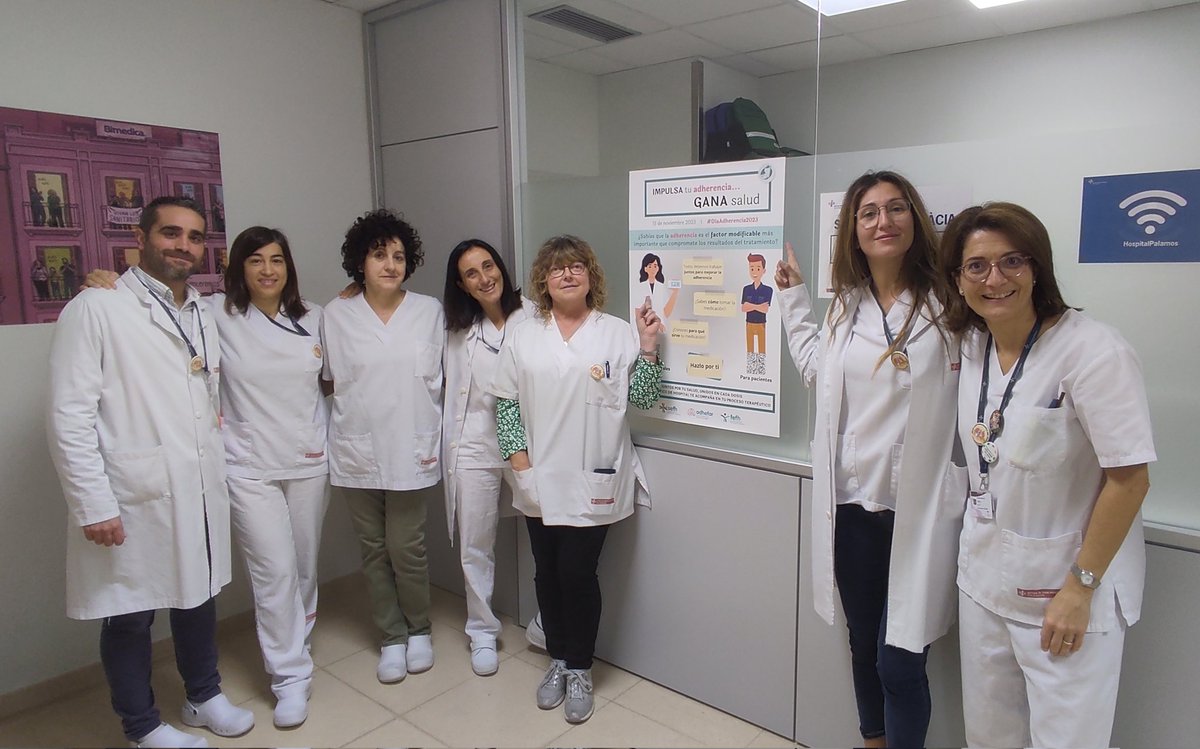 El Servei de Farmàcia de l'Hospital de Palamós <a href="/_ssibe/">SSIBE</a> ens adherim al Dia de l'Adherència 💊
#DiaAdherencia2023 <a href="/sefh_/">S.E.F.H</a> <a href="/adhefarsefh/">AdhefarSefh</a>