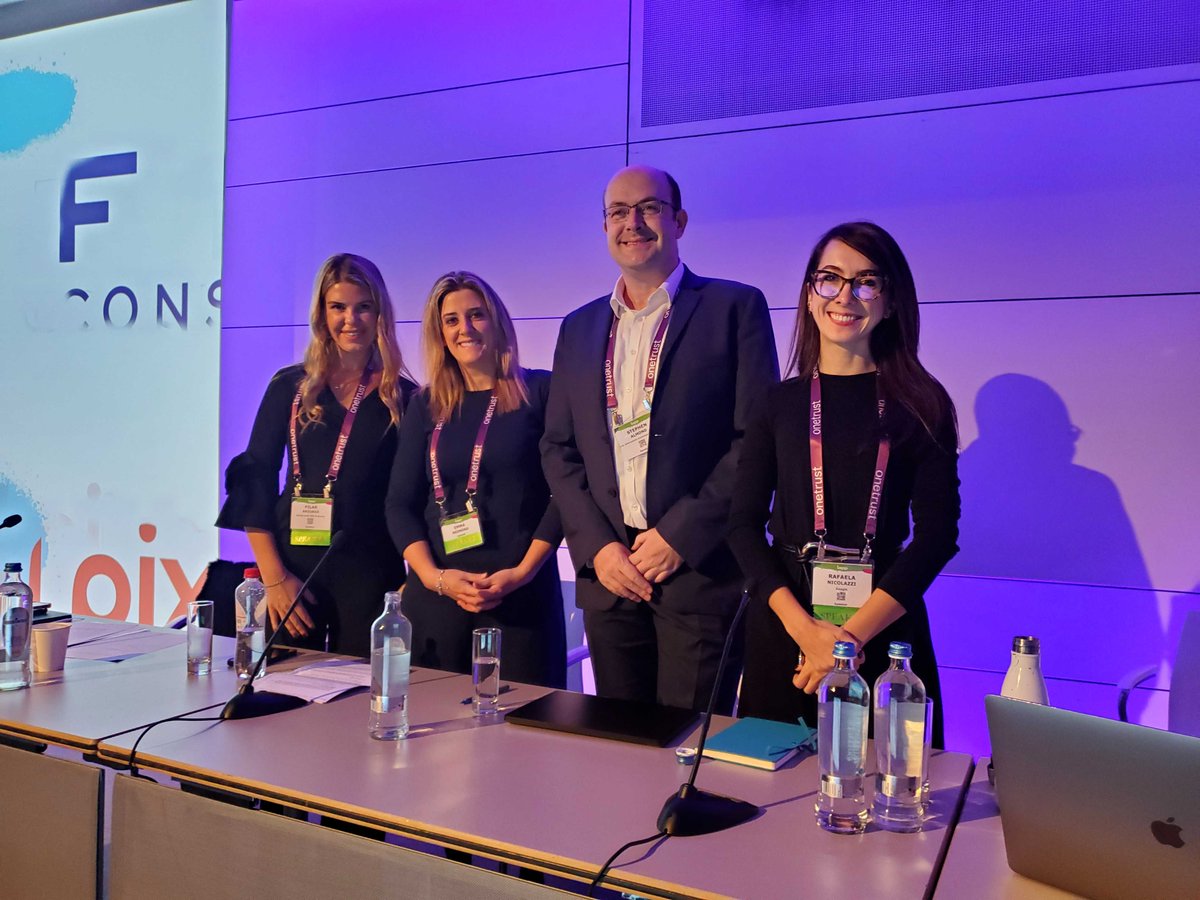 IAPP (@the_iapp) on Twitter photo Stephen Almond (@SAlmondICO, <a href="/ICOnews/">ICO - Information Commissioner's Office</a>), Pilar Arzuaga (<a href="/McDermottLaw/">McDermott Will & Schulte</a>), Rafaela Nicolazzi (<a href="/Google/">Google</a>) and Emma Redmond (<a href="/OpenAI/">OpenAI</a>) are looking very ready to take our #DPC23 attendees through "Generative AI and Bots: Privacy Risks, Business Opportunities and the Way Ahead." Stephen Almond (@SAlmondICO, <a href="/ICOnews/">ICO - Information Commissioner's Office</a>), Pilar Arzuaga (<a href="/McDermottLaw/">McDermott Will & Schulte</a>), Rafaela Nicolazzi (<a href="/Google/">Google</a>) and Emma Redmond (<a href="/OpenAI/">OpenAI</a>) are looking very ready to take our #DPC23 attendees through "Generative AI and Bots: Privacy Risks, Business Opportunities and the Way Ahead."