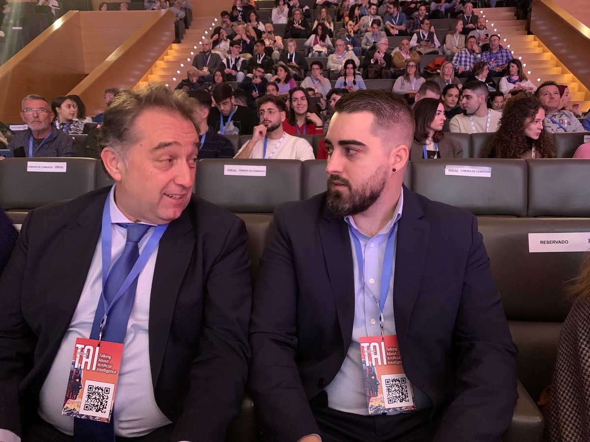 Emasagra's tweet photo. Un año más @Emasagra está presente en #TAIGranada, un gran evento para debatir sobre la Inteligencia Artificial. En un rato asistiremos a la conferencia de Sergi Carmona, CISO y director de ciberseguridad del Grupo @Agbar https://t.co/E2334bI9Do