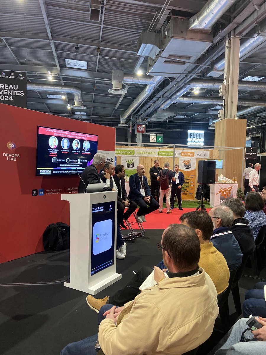 spectrumgroupe's tweet photo. @CloudExpoEurope Table ronde sur le thème: Le #DevOps à grande échelle : Quels outils sont les clés de la réussite pour améliorer vos processus ? @Atlassian c’est maintenant théâtre 4
@spectrumgroupe Stand C60 https://t.co/ucivQmLOzl
