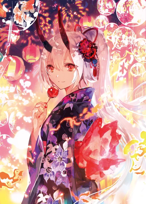 季節外れですが夏祭りのアーチャー・インフェルノさんを。  #逆光は素晴らしいのでこれを見た人も逆光を貼る