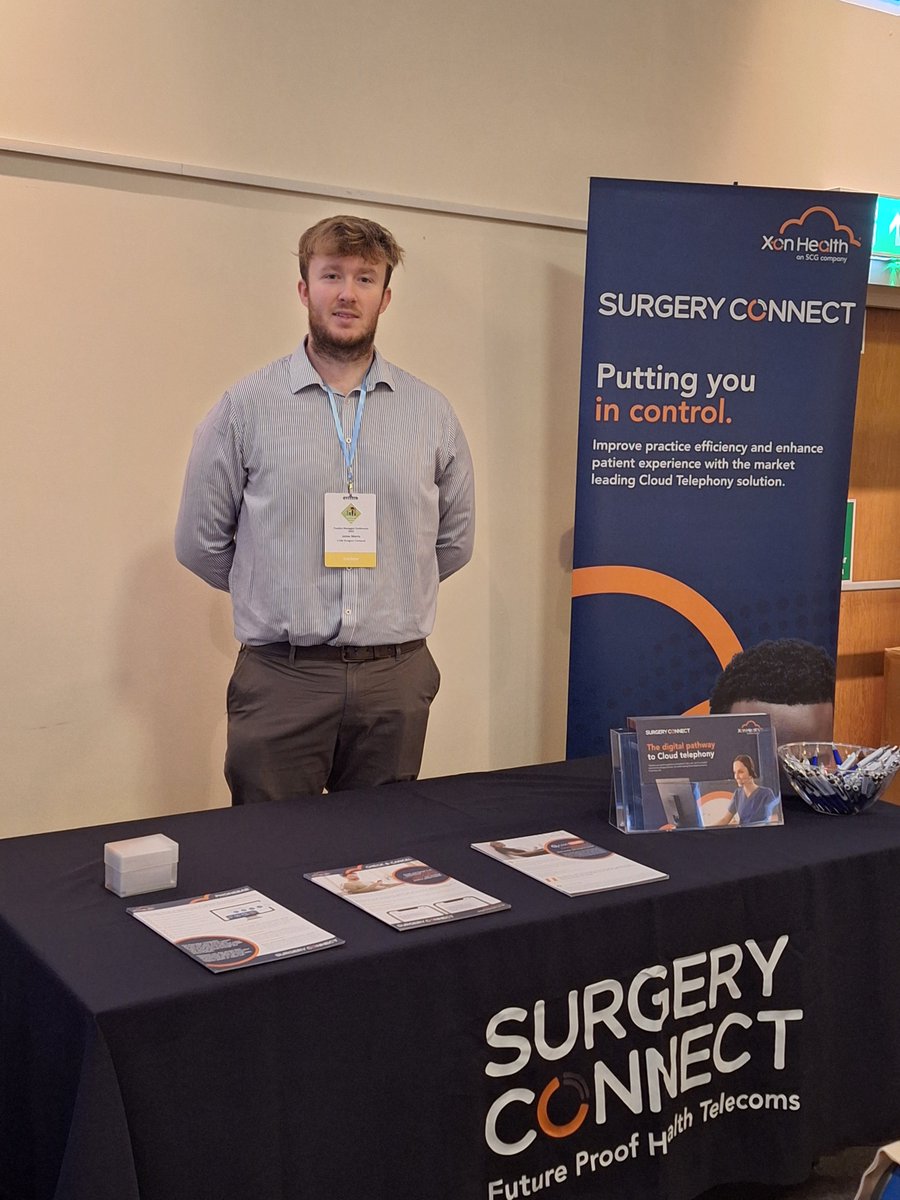 XonUK's tweet photo. All set for the day at #Staffordshire #practicemanagers conference hosted by @StaffsTH and @PMA_UK_
#SurgeryConnect #cloudtelephony #primarycare #digitalhealth #generalpractice https://t.co/Wu498gHigF