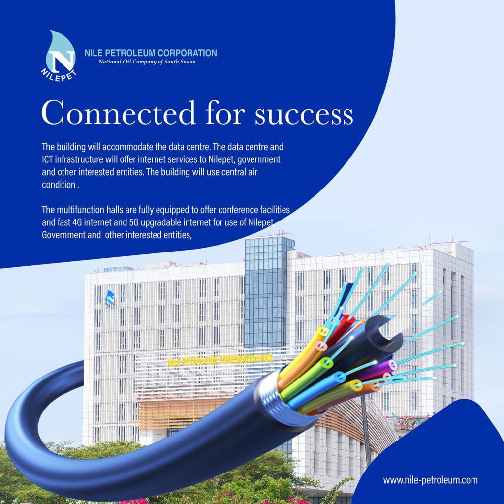 Connectivity is key in this age and the new Nilepet Headquarters building is as state of the art as it gets. Indeed, connected for the future.
#Newhomeofprogress
#Nilepet