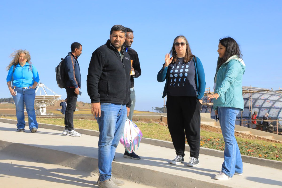 ssgi2022's tweet photo. The Entoto Observatory & Research Center was visited by the participants of the 386th IAU Symposium hosted by Ethiopia. experts from d/t countries are participating & a visit to the Ento Observatory Research Center is part of the program.#SSGI #IAU386 #EAROAD ##ESSS #LandofOrigin https://t.co/C2MyMEePK4