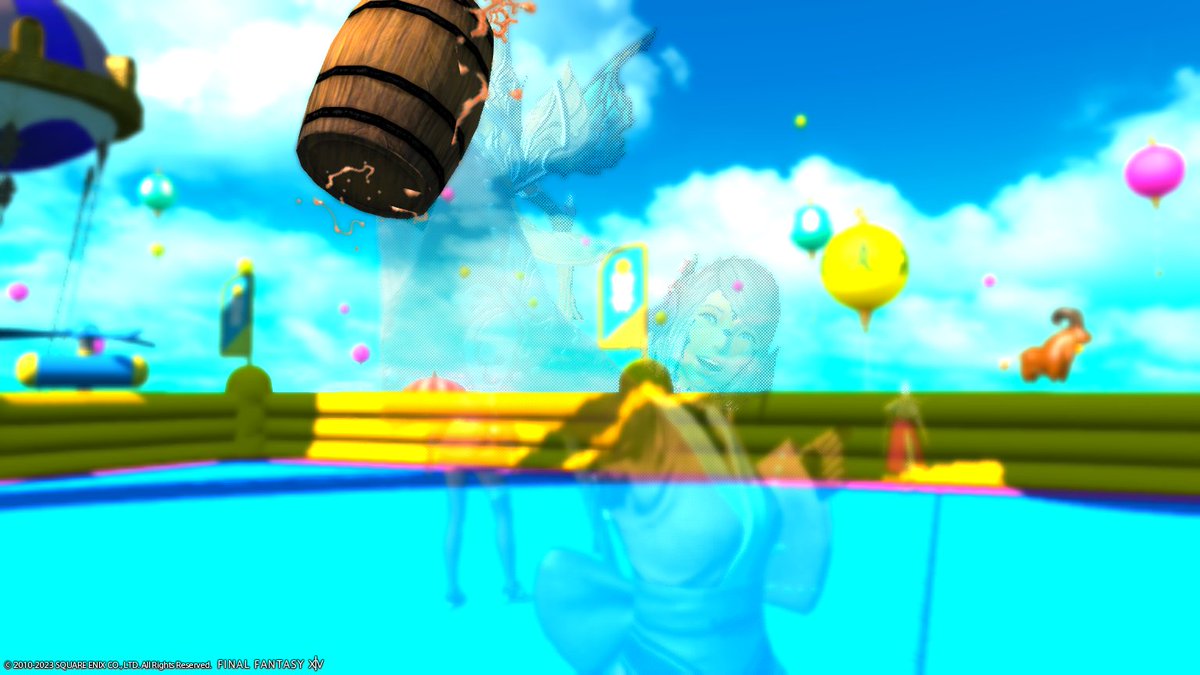 OuenDanFS's tweet photo. I forgot to post the fun I was having with the new collaboration event from #FFXIV x #FallGuys ᕦ(⚆Ѡ⚆)ᕥ

#GPOSER #FFXIVSnaps #FFXIVScreenshots #GPOSE https://t.co/ENRNXKQM9W