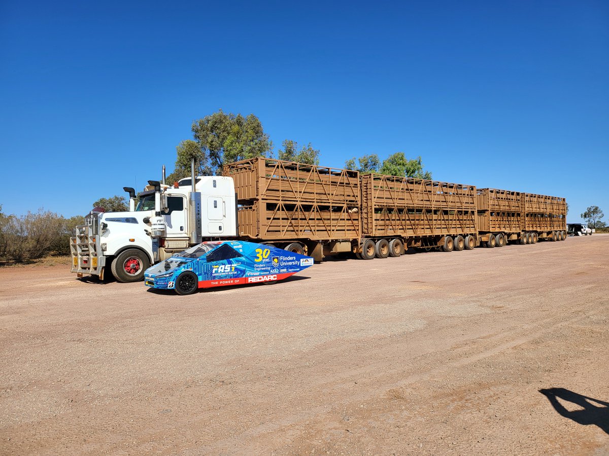 FlindersSolar's tweet image. It's been a few weeks since our team wrapped up their grueling adventure through the outback. We punched above our weight and drove our car to its limits. We drove 5-times the amount of distance that our team's two previous solar cars did... COMBINED! Massive thx to our sponsors!