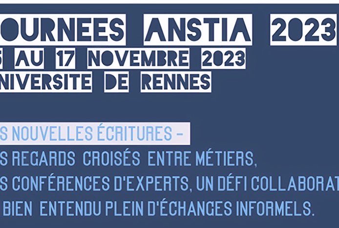 Merci <a href="/ANSTIAofficiel/">ANSTIAofficiel</a> pour votre invitation. Très heureuse d’avoir échangé sur les nouvelles écritures aux côtés de Sébastien Boudin. Présenter le la collaboration intermétier dans l’équipe de #kadekol de l’<a href="/educIFE/">IFÉ</a> . Une collaboration entre les services de l’@ENSdeLyon #podcast