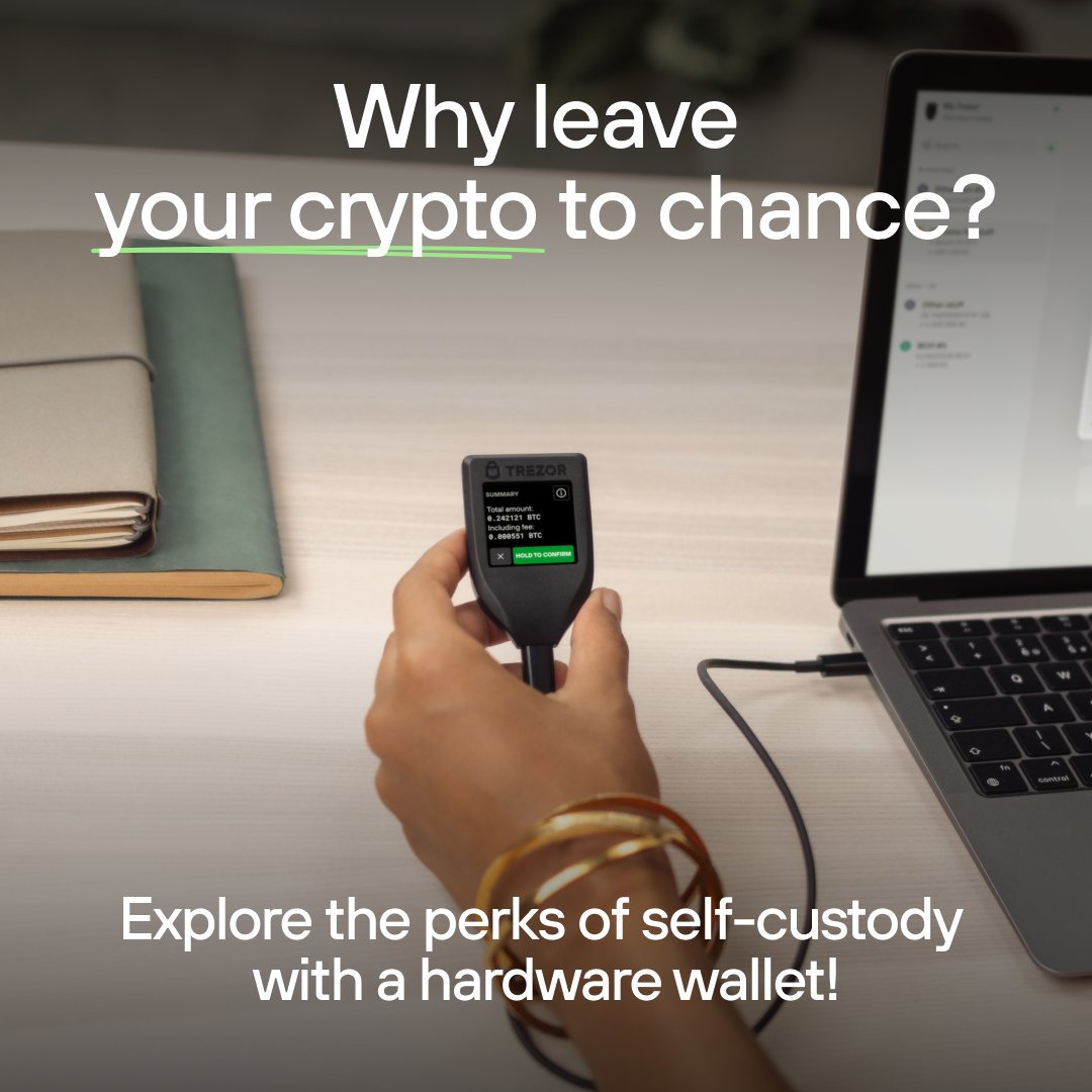 Trezor on X: With a hardware wallet ✓ You own 100% of your coins