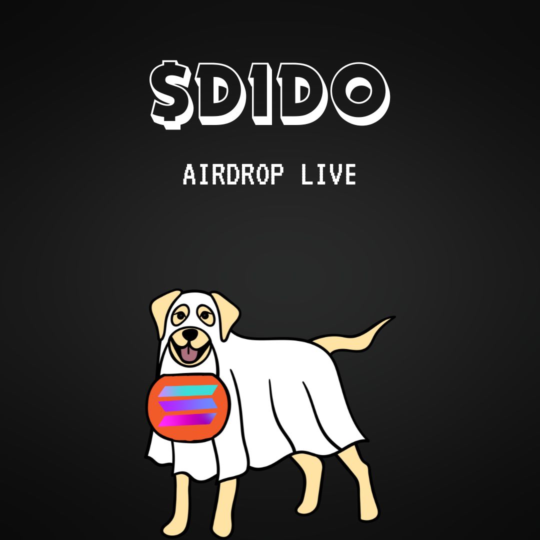 NetworkTur36271's tweet image. $DIDO AIRDROP  IS NOW LIVE 🐶

🔥Follow  @DidoOnSol
 ♥️Like &amp;amp; RT 
✅Fill this : forms.gle/YUjUsxrshUK2qM…
👇Drop your #Solana address

⌛Distribution - Soon

#SolanaGiveaways #SOL #USDT #SolanaAirdrop #Airdrops #SolanaGiveaway #BTC    #Cryptocurency