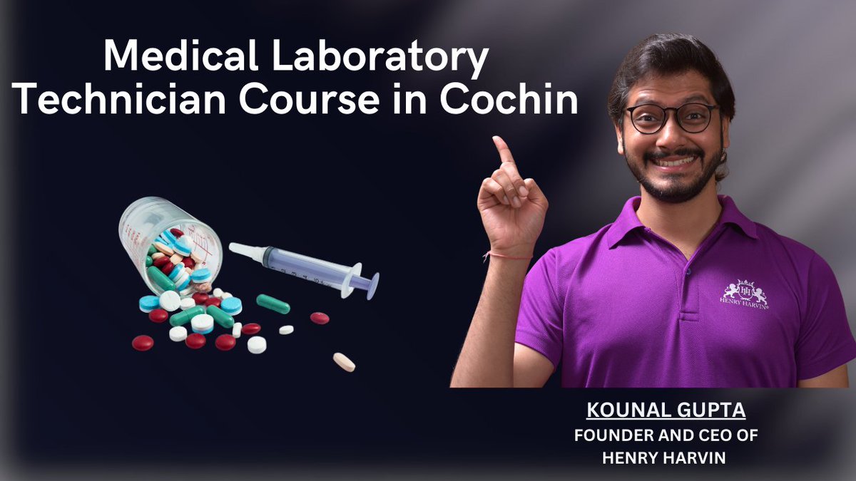 BhavnaP90848960's tweet image. Medical Laboratory Technician Course in Cochin
A certified Medical Laboratory Technician in Cochin our comprehensive course and gain the skills needed for a successful career. Enroll now and take the first step 
henryharvin.com/medical-labora…
#mltcourse #education #onlinecourse