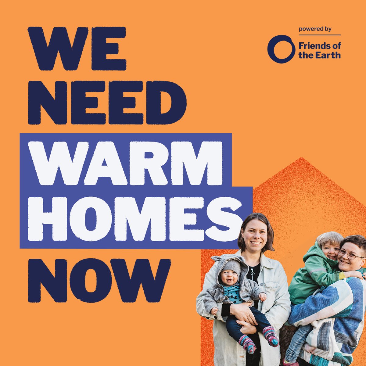 EndFuelPoverty's tweet photo. We're supporting the #UnitedForWarmHomes Day of Action today with @friends_earth and calling on the government to:
💰 Provide urgent financial support
🏠 Insulate our homes
♻️ Power our energy system with cheap, green renewables https://t.co/8zO8NMkg9v