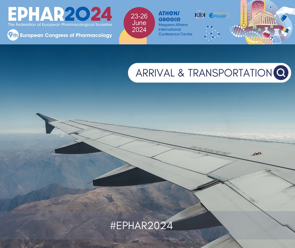 EPHAR 2024 - European Congress of Pharmacology (@ephar2024) on Twitter photo ✈️ <a href="/ATH_airport/">Athens Airport</a> relates to more than 30 domestic destinations, 60 European cities & implements more than 15 direct flights overseas to America, Asia & Africa.
🌐 Find everything you need to know to make all your travel arrangements to #Athens for #EPHAR2024 on our website. ✈️ <a href="/ATH_airport/">Athens Airport</a> relates to more than 30 domestic destinations, 60 European cities & implements more than 15 direct flights overseas to America, Asia & Africa.
🌐 Find everything you need to know to make all your travel arrangements to #Athens for #EPHAR2024 on our website.