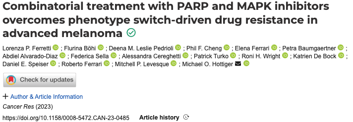 Hottiger Lab tweet media