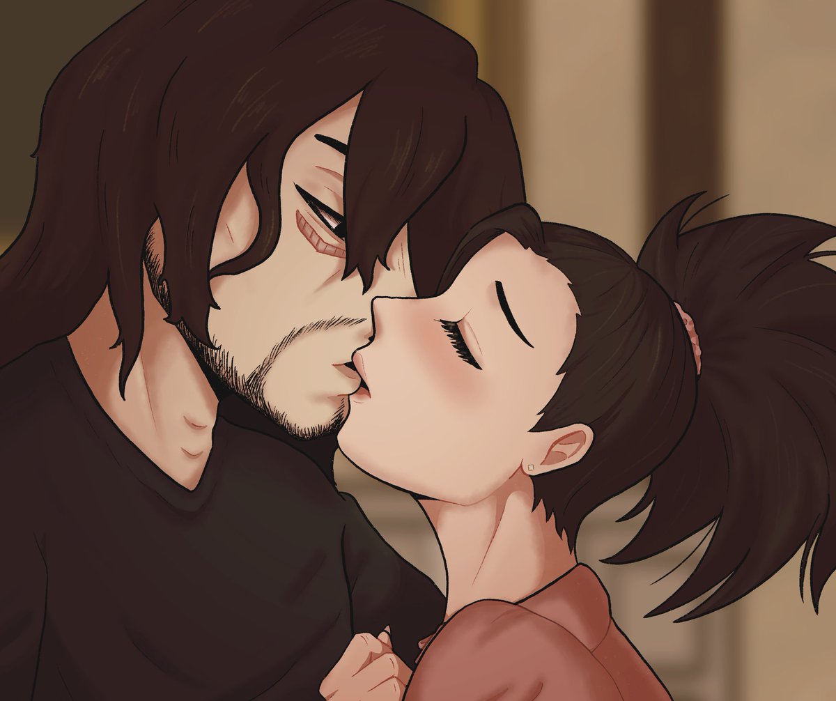 and here's the art for this one! i'd never drawn aimomo before and i feel like it came out pretty good! go read kaden's fic!! <a href="/DadZawaBang/">Dad Zawa</a>