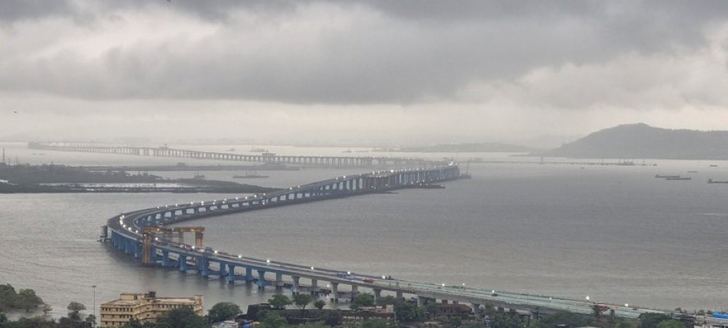 NewsArenaIndia's tweet photo. Shri Atal Bihari Vajpayee Trans Harbour Link connecting Mumbai and Navi Mumbai will open on 25th December (Atalji’s birthday) for public.

This project was brainchild of Devendra Fadnavis and it is receiving praises from all quarters. https://t.co/CNdLxvrQse