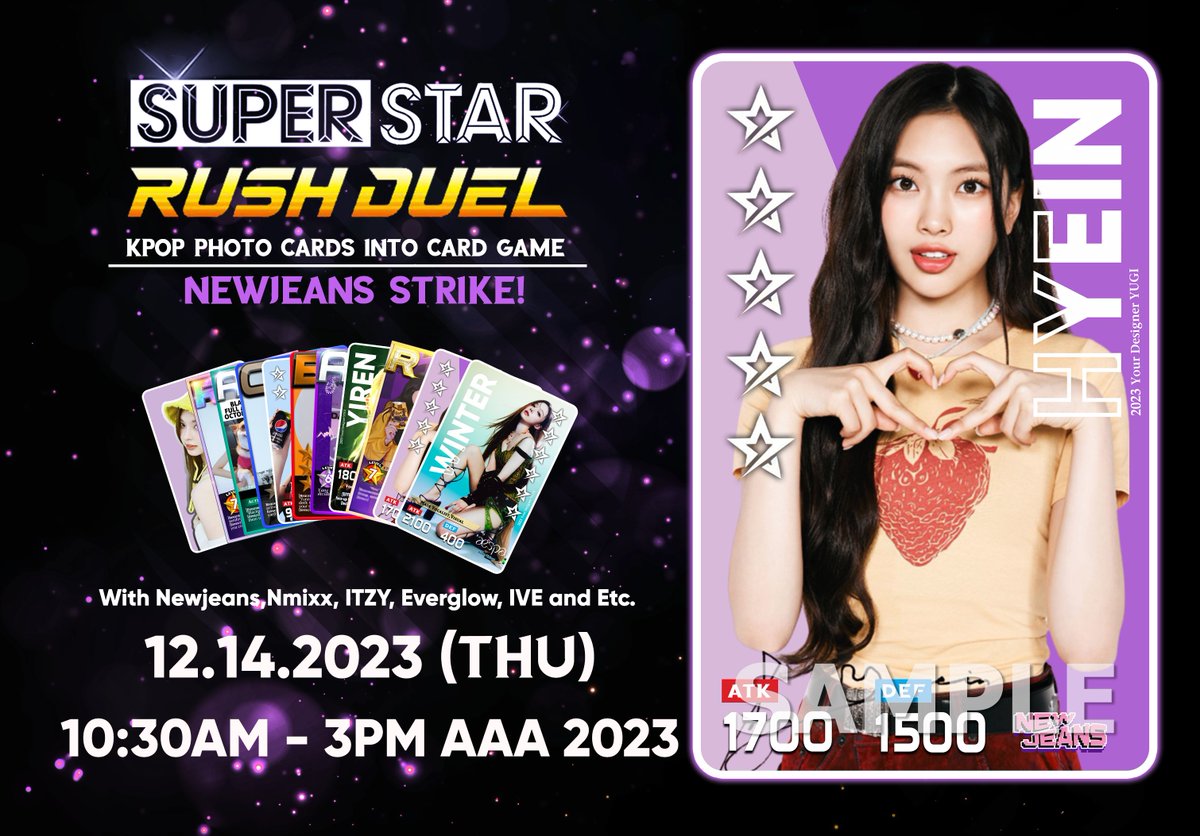 SSRushDuel's tweet photo. 🚨ASIA ARTIST AWARDS 2023 FREEBIES🚨 📷 We will be giving away NEWJEANS  x Mcdonald's or Coca-cola photo card or Deck of cards in AAA 2023! 

       ✓pls rt &amp; like (rt = 10 pcs produce free cards)
 this post is for Bunnies counter interest Check #AAA2023inPH #AAA2023 https://t.co/0sNYX4tqpb